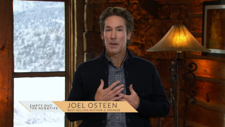 Joel Osteen Empty Out the Negatives in Your Life!